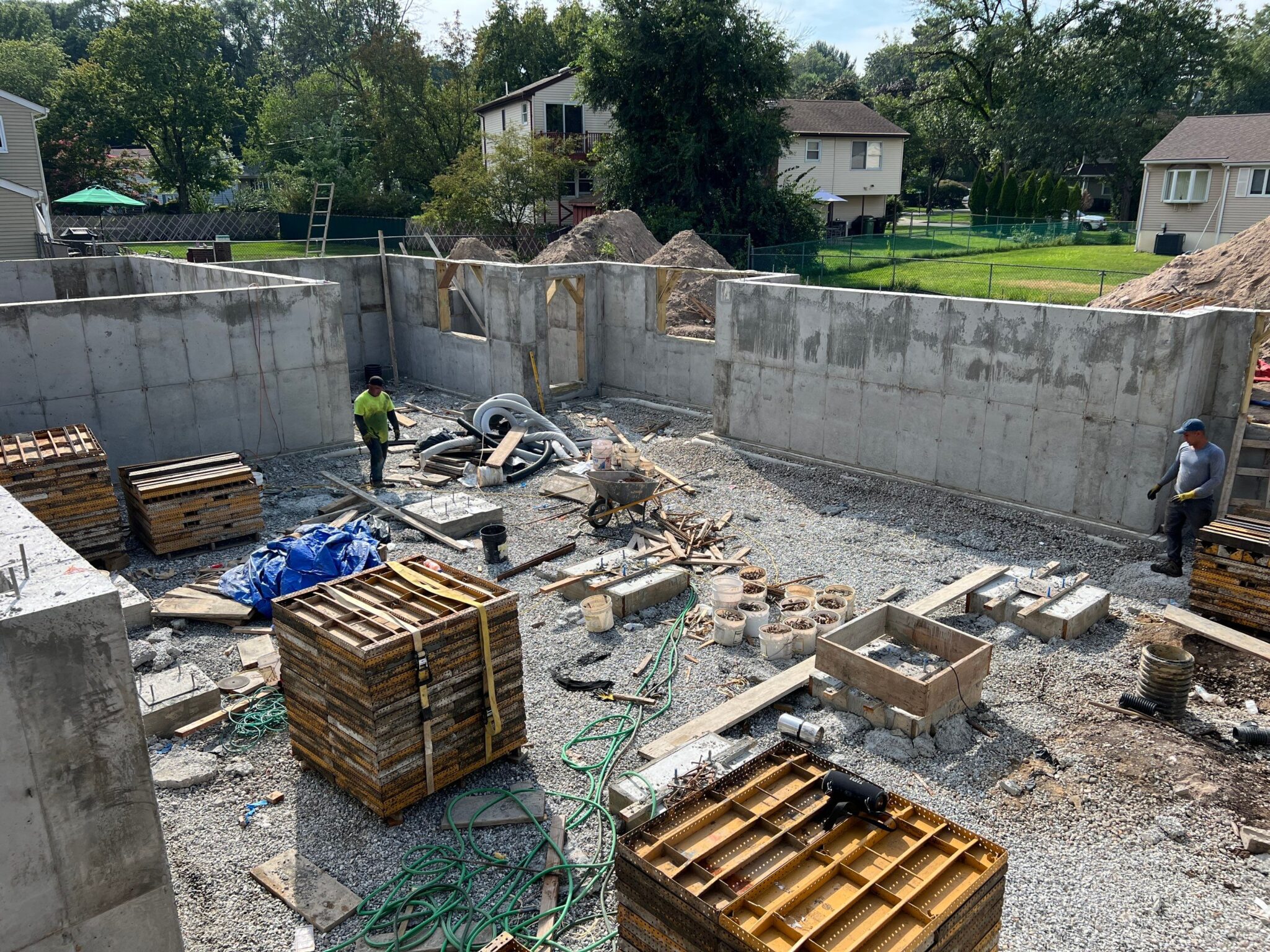 Why NJGCB uses Pour concrete wall vs masonry wall or precast wall!